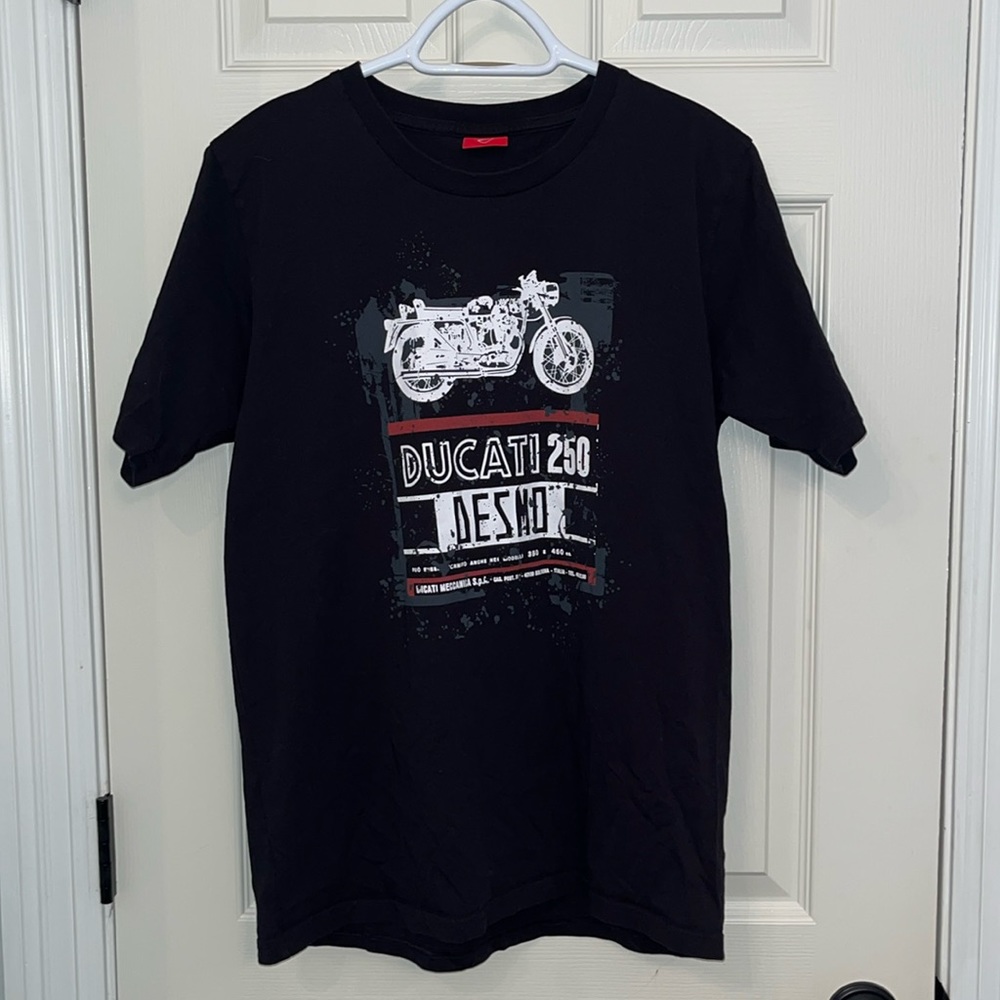 Ducati Women’s‎ 250 Desmo Black/White T-Shirt Sz Medium Motorcycle